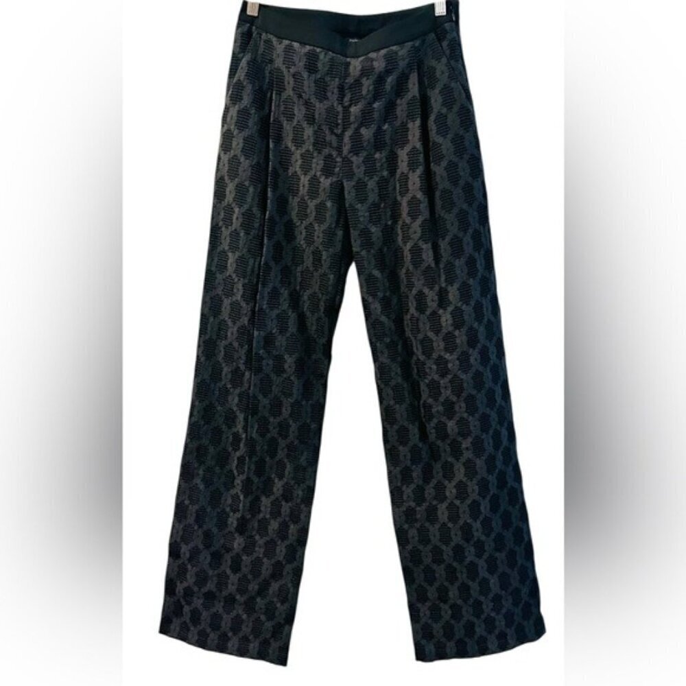 Patrizia Pepe Elegant Black Lace Detail Size 4